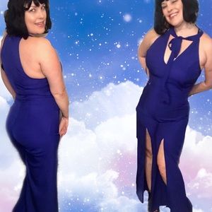 Strut & Bolt sleeveless deep V neckline jumpsuit